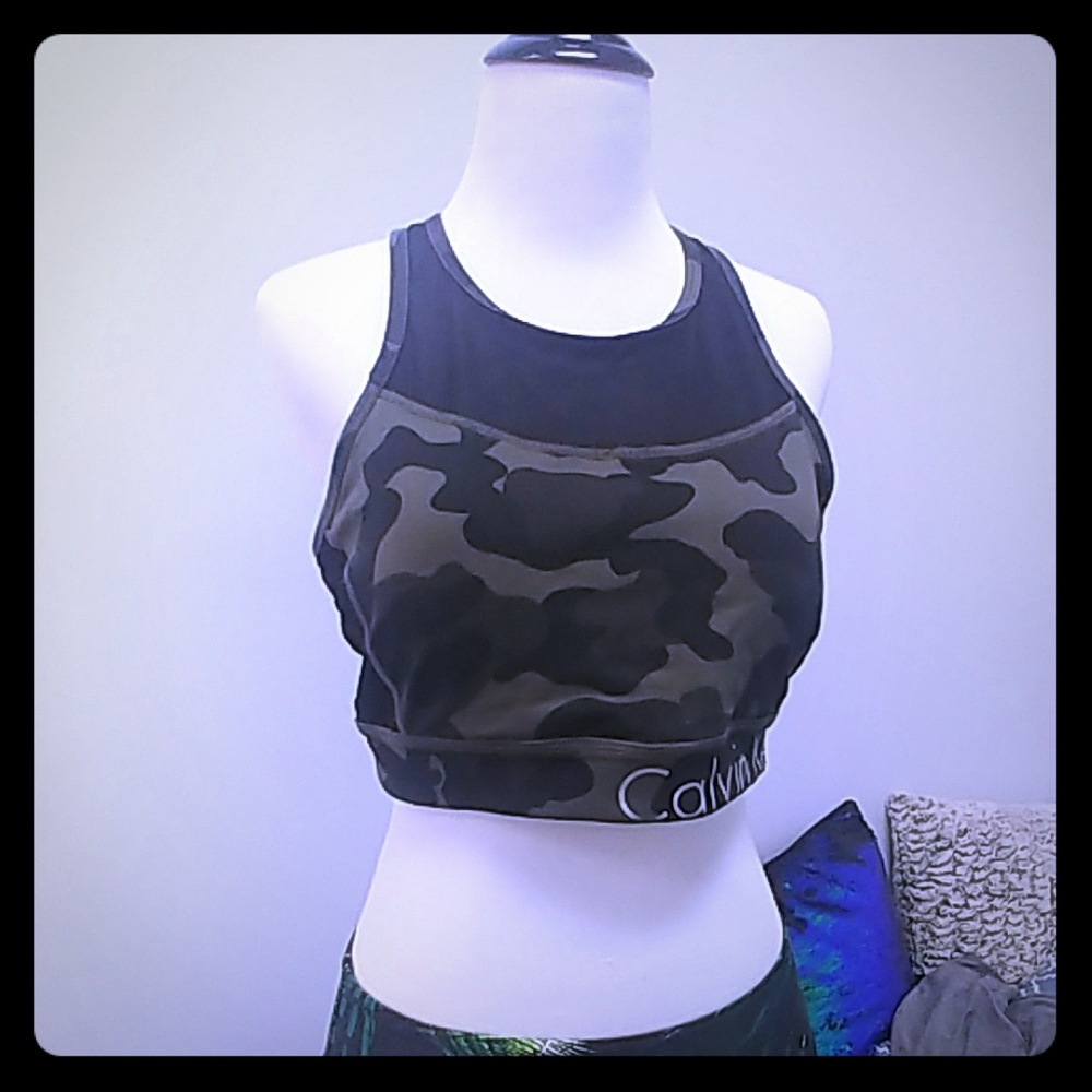 Calvin Klein performance pole dance yoga bra top
